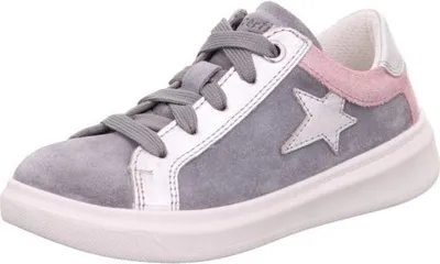 Obrázok produktu pre Superfit 1-006461-2500 dievčenské tenisky Cosmo light grey, sivé, veľkosť 33