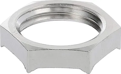 Immagine prodotto di WISKA, dado di accoppiamento per schermatura, PG9x1,41, GEMV-09, esagonale, ottone (CuZn) nichelato, colore argento - 1 pezzo