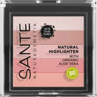Produktbild von SANTE Highlighter in Stein 5 Farbtöne 02 ROSE