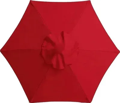 Zdjęcie produktu dla Pokrowiec na parasol, wodoodporna tkanina, ochrona przed promieniowaniem UV, kolor czerwony, 2,7 m, 8 żeber