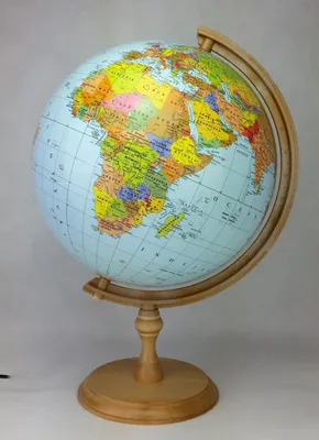 Image de Globe 320 Pied Politique En Bois