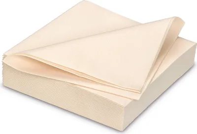 Produktbild von Servietten stoffähnlich 40x40cm 25 Stück Champagner