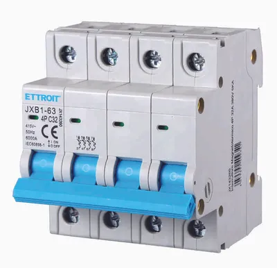 Immagine prodotto di ETTROIT interruttore magnetotermico 4P 32A 380V 6KA JX143260