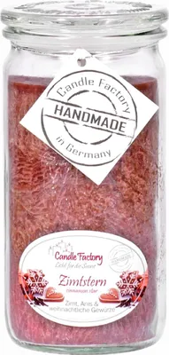 Produktbild von Candle Factory 307-180, Rund, Rot, 70 h, 1 Stück(e)