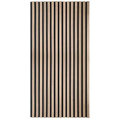 Produktbild von LP Projekt Holzwandpaneel 120x60cm | Modernes 3D Akustikpaneel für Räume und Büros | Dekorativ Wallnuss Wandpaneel geeignet für dekorative Wand