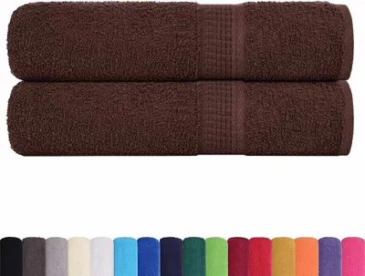 Immagine prodotto di Asciugamani FROGN 2 pz Marrone 50x100 cm 360 g/m²