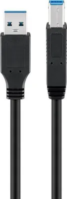 Produktbild von GOOBAY USB 3.0 Kabel 96119 A/B 5m schwarz