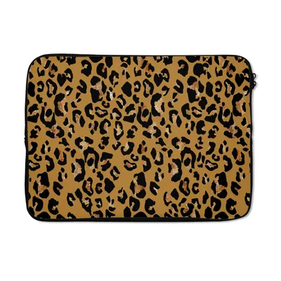 Produktbild von MuchoWow® Laptop Hülle 14 ZollPantherdruck - Luxus - Muster Laptoptasche - Laptoptasche - Stoßsicher - Schutzhaube
