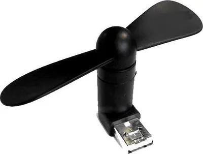 Immagine prodotto di Ventilatore 2In1 Usb/Microusb Nero/Nero