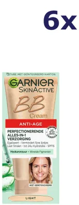 Produktbild von 6x Garnier Miracle Skin BB Anti Age Light dagcrème