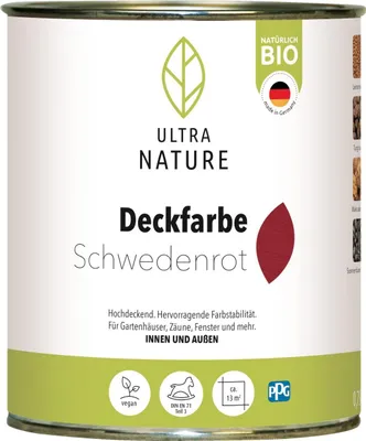 Produktbild von Ultra Nature Deckfarbe 750 ml schwedenrot