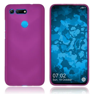 Produktbild von PhoneNatic Case kompatibel mit Huawei Honor View 20 - pink Silikon Hülle matt Cover
