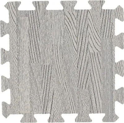 Image de Puzzle en mousse Tapis de sol pour enfants 30x30 Motif Bois gris