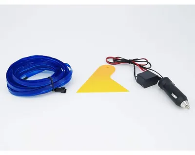 Immagine prodotto di Tubo neon EL-Draht per illuminazione interna auto, 5 metri, colore blu