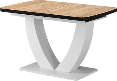 Produktbild von Esstisch Vicco Fenaro Goldkraft Eiche/Weiß 120 x 80 cm ausziehbar, Model 58026