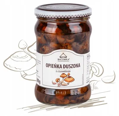 Zdjęcie produktu dla Opieńka duszona z czosnkiem 290g Bacówka