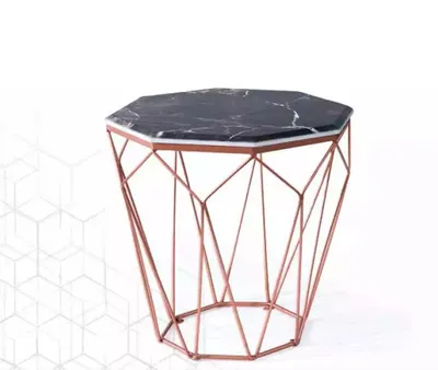 Produktbild von Beistelltisch Wohnzimmer Luxus Möbel Material schwarz Metall Design