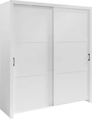 Produktbild von Schwebetürenschrank Frama 185X206X60 Cm 2 Türiger Kleiderschrank Schrank (Weiß)