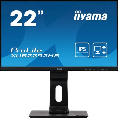 Produktbild von iiyama ProLite XUB2292HS-B1 LED display 54,6 cm (21.5 Zoll) 1920 x 1080 Pixel Full HD Schwarz