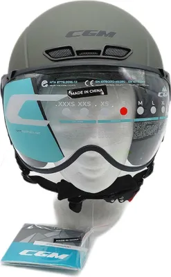 Produktbild von CGM Skihelm Helmschutz Snow Snow Grün matt S 55 56 cm Unisex Erwachsene