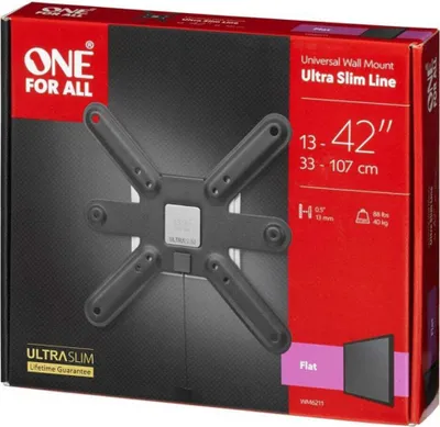 Produktbild von One for All TV Wandhalterung Ultraslim Flat 42        WM 6211