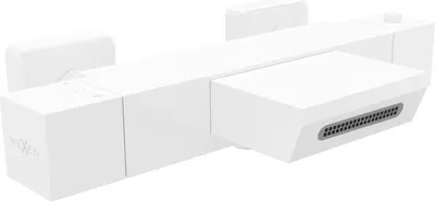 Produktbild von Mexen Cube thermostatische Wannenbatterie, Weiß - 77360-20