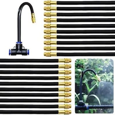 Produktbild von Sprš¹hnebel Terrasse, 20-8-teiligmm Bew?sserungsdš¹sen, Einstellbare Sprš¹hdš¹sen Bew?sserung, Nebeldš¹se fš¹r G?rten Sprinkler Gew?chsh?user