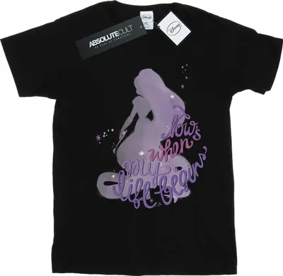 Produktbild von Disney - "Tangled Now's When My Life Begins" T-Shirt für Damen BI46440 (XL) (Schwarz)
