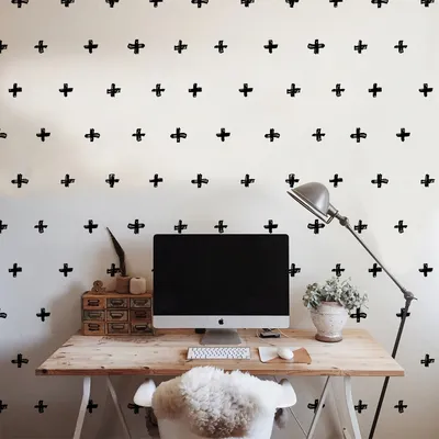 Produktbild von Coloray Fototapete 208x146 cm Latextapete Magicstick - Kreuz geometrisch