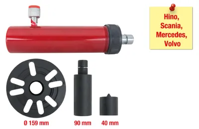 Immagine prodotto di KS TOOLS Set di estrattori universali per pulegge con cilindro idraulico, 4 pezzi - 460.0635