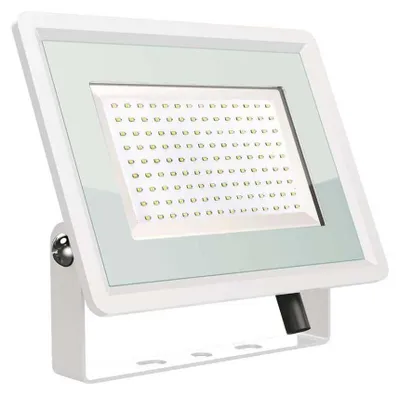 Obrázek produktu pro Bílý LED reflektor - F - třída - IP65 - 200W - 17600 lumenů - 4000K