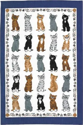 Obrázek produktu pro Kuchyňská utěrka Kittens Arrived Blue
