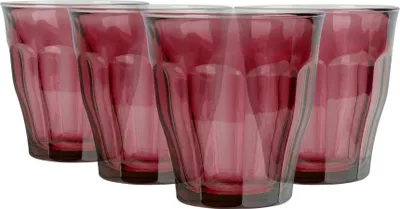 Immagine prodotto di Bicchiere in vetro Duralex Picardie - 250 ml - Plum - confezione da 4 pezzi