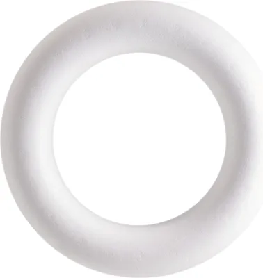 Produktbild von Styroporring flach,weiß Ø ca. 30 cm