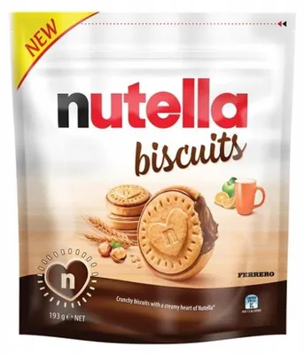 Produktbild von Nutella Mürbeteigkekse mit Cremefüllung 193 g