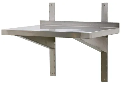 Produktbild von Edelstahl Wandboard mit Aufkantung Bautiefe 300 mm AISI 304