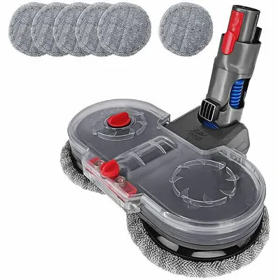 Image de Tête de vadrouille électrique compatible aspirateur Dyson V7 / V8 / V10 / V15