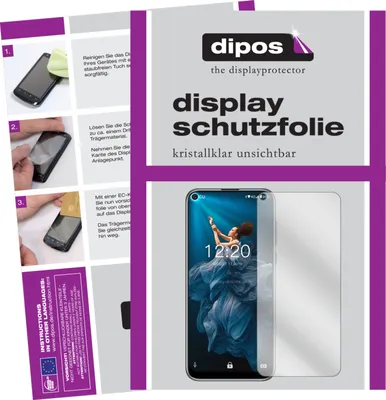Produktbild von 2x Schutzfolie für Oukitel C17 Pro klar Displayschutzfolie Folie Display Schutz dipos