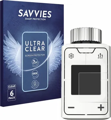 Produktbild von 6x Für AVM FRITZ!DECT 302 Schutzfolie Savvies Displayschutz Display Schutz Folie Klar Transparent