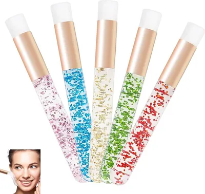 Produktbild von Wimpernshampoo Pinsel Mitesser Entfernung Bürste Wimpernverlängerung Reinigungsbürste Nasenporen Tiefenreinigung Bürste Abziehen Wimpern Pinsel(5 Farben, 10 Stück)