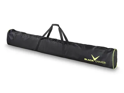 Produktbild von BLACK CREVICE - Skitasche | Skibag | Skisack - 1 Paar Skier - Farbe: Schwarz/Gelb - Länge: 200 cm