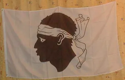 Produktbild von Flagge Fahne : Korsika Korsikaflagge Frankreich