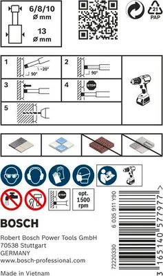 Produktbild von PRO Ceramic dry Bohrer-Set, 6 x 33, 8 x 33, 10 x 33 mm, 3-tlg.