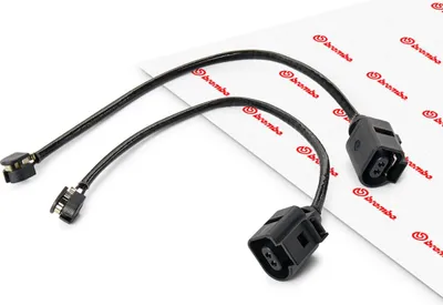 Produktbild von 2x BREMBO A 00 480 Warnkontakt Bremsbelagverschleiß 250mm Vorne für PORSCHE 911 Coupe (992) 911 (991) BOXSTER (981) 911 Cabrio (992) 911 Cabriolet