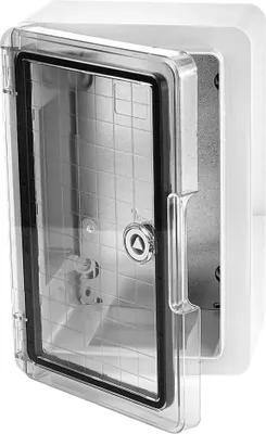 Obrázok produktu pre Prázdna skriňa s priehľadnými dverami 200x300x130mm Rozvodná skriňa Povrchová rozvodná skriňa IP65 IK10 TP Electric