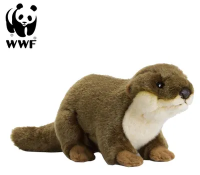 Produktbild von WWF Plüschtier Europäischer Fischotter (20cm) lebensecht Kuscheltier Stofftier