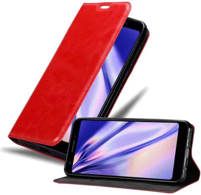 Image de Cadorabo Housse pour Google PIXEL 3A Housse de protection rouge Etui pour téléphone portable Case Cover Fermeture magnétique