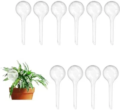 Productafbeelding van 10 stuks automatische zelfbewateringsbollen voor planten - ideaal voor binnen- en buitentuinen
