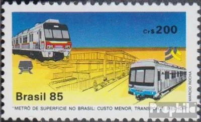 Produktbild von Briefmarken Brasilien 1985 Mi 2093 (kompl.Ausg.) postfrisch Schnellbahnsysteme