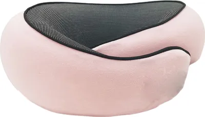 Produktbild von Memory Foam Reise-Nackenkissen, 360-Grad-Unterstützung, U-förmiges Flugzeugkissen mit verstellbarem Befestigungsband, Nickerchenkissen